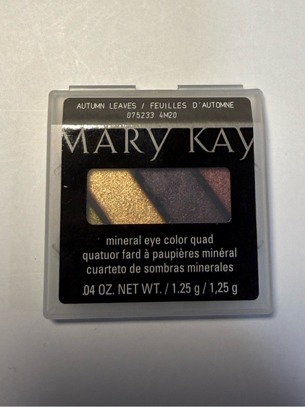 Mary Kay Mineral Eye Color Quad Autumn Leaves Eyeshadow Palette New